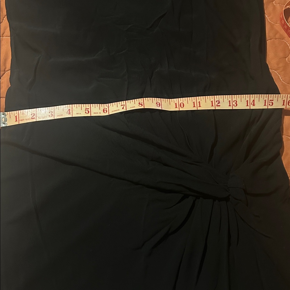NWT REISS BLACK FREYA TWIST FRONT MIDI BODYCON DRESS - SIZE 8 - Picture 16 of 16